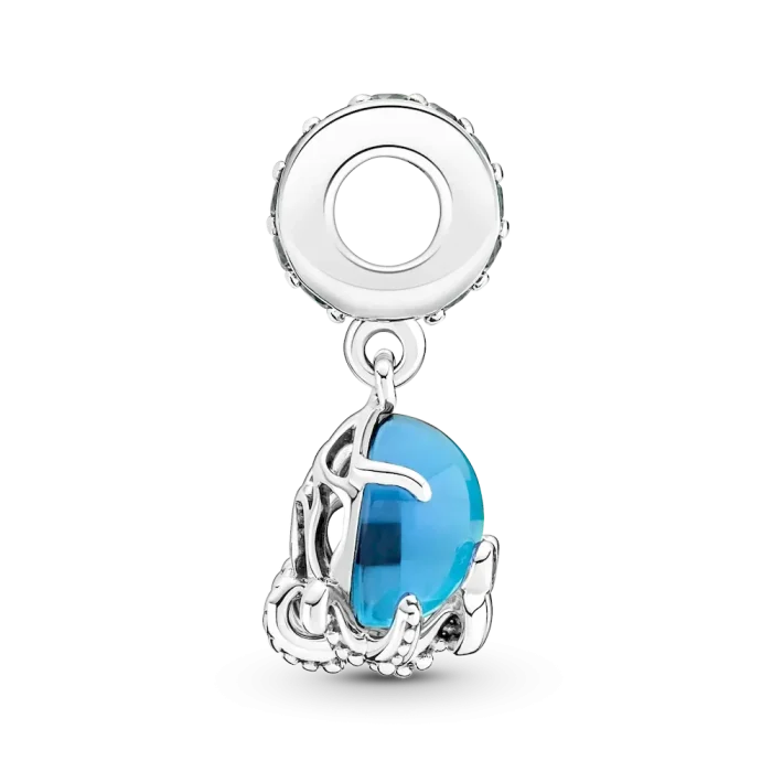 Murano Glass Cute Octopus Dangle Charm - Image 5
