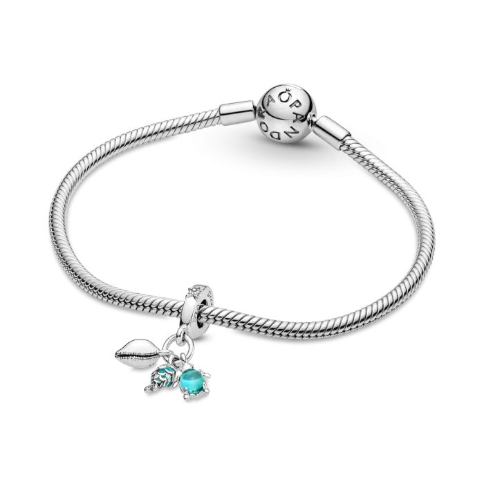 Fish, Sea Turtle & Conch Triple Dangle Charm - Image 7