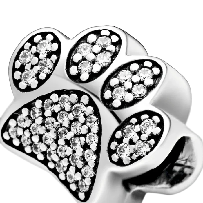 Sparkling Paw Print Charm - Image 7