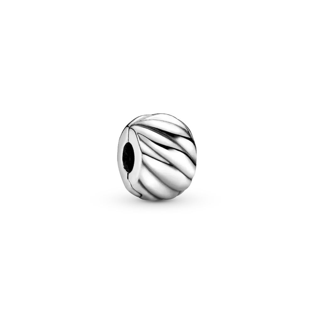 Polished Feathered Clip Charm