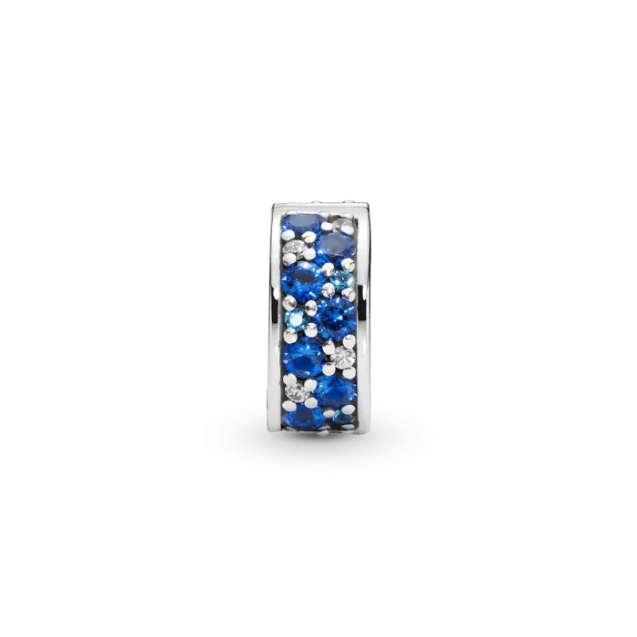 Blue Pavé Clip Charm - Image 5