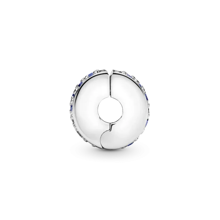 Blue Pavé Clip Charm - Image 4