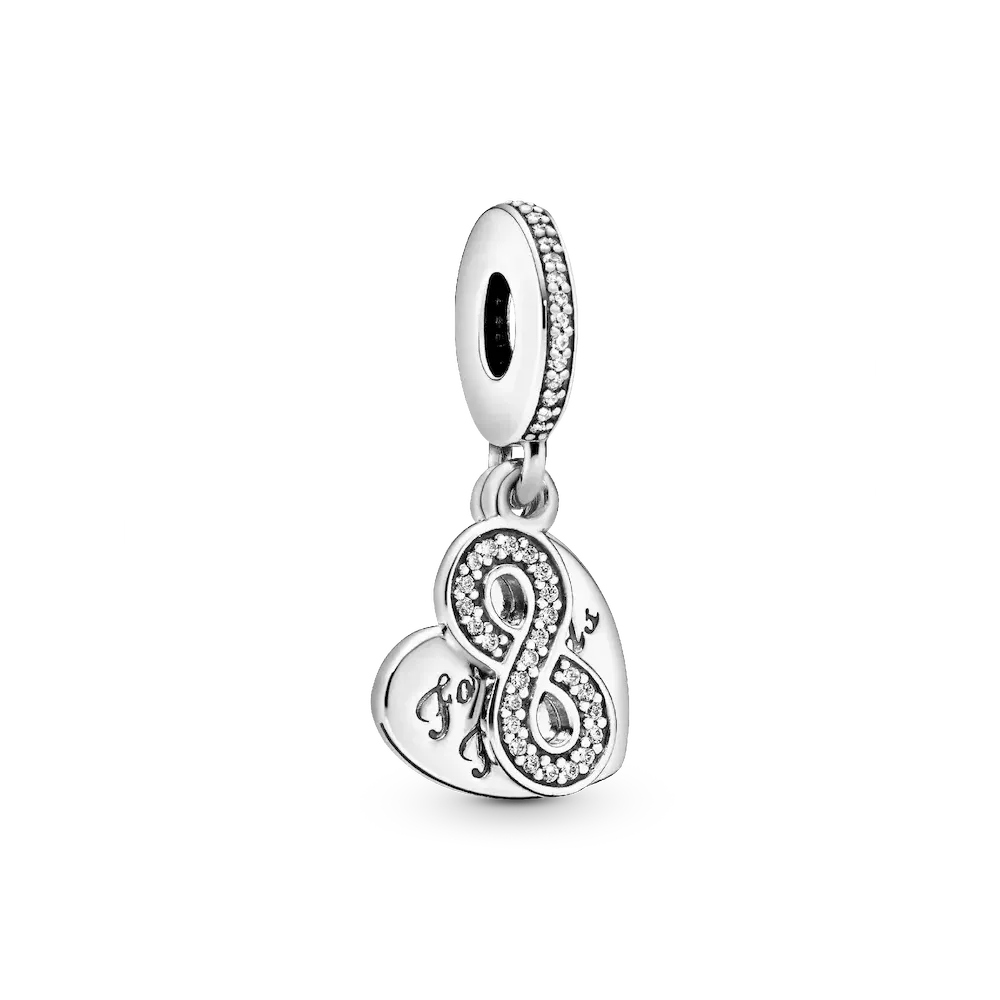 Forever Friends Heart Dangle Charm