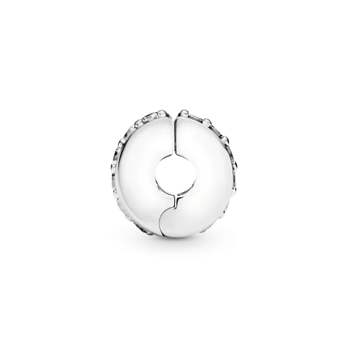 Clear Sparkling Row Clip Charm - Image 6