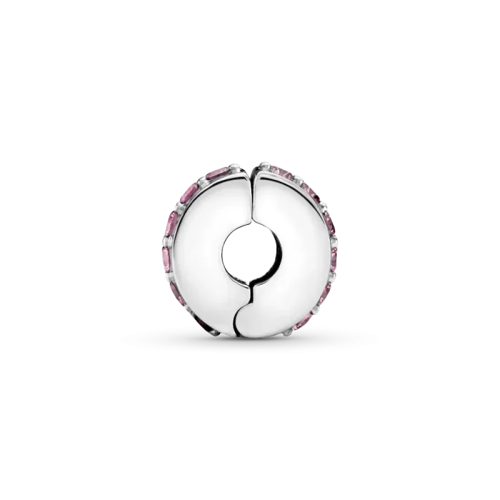 Pink Sparkling Row Clip Charm - Image 7
