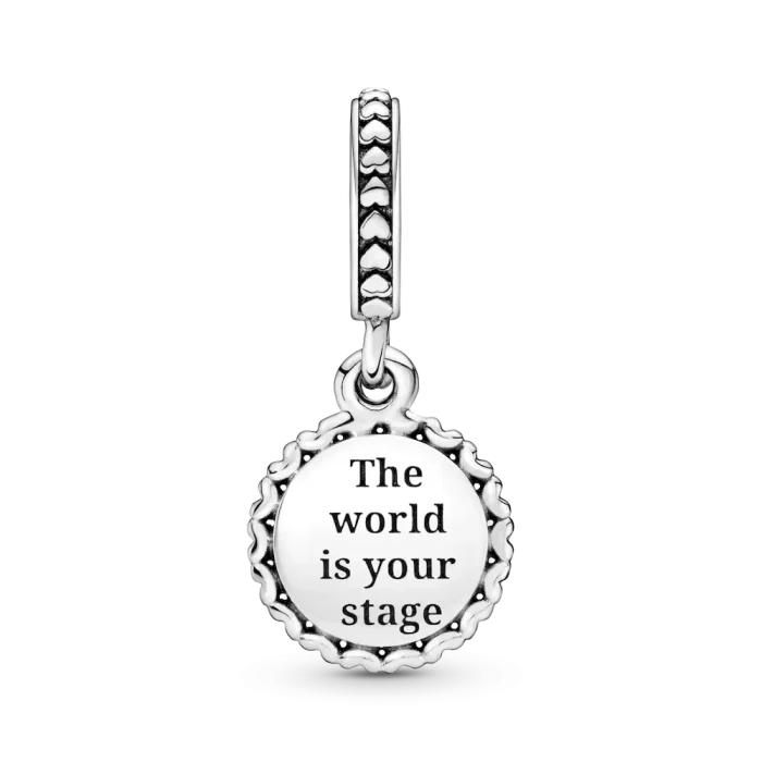 Theatre Masks Dangle Charm - Image 2