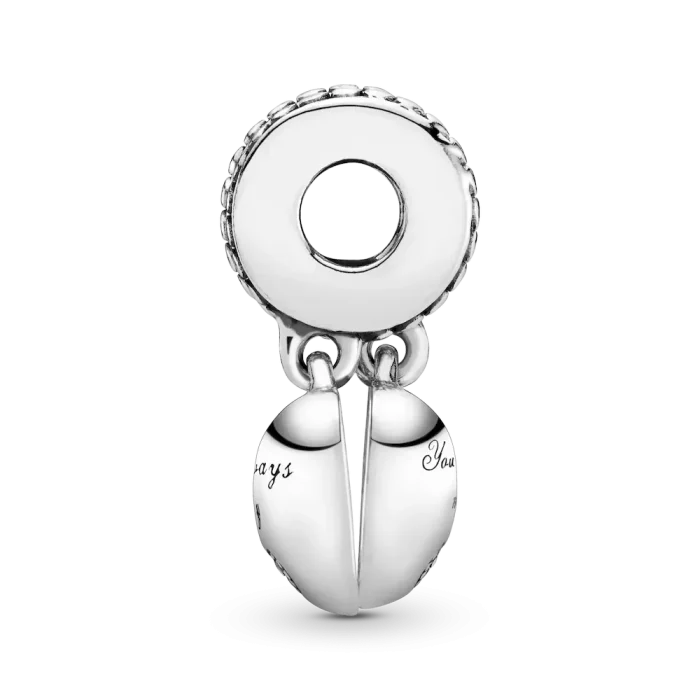 Mother & Daughter Hearts Dangle Charm - Image 2