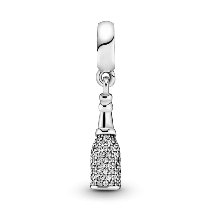 Sparkling Wine Bottle Dangle Charm - Image 4