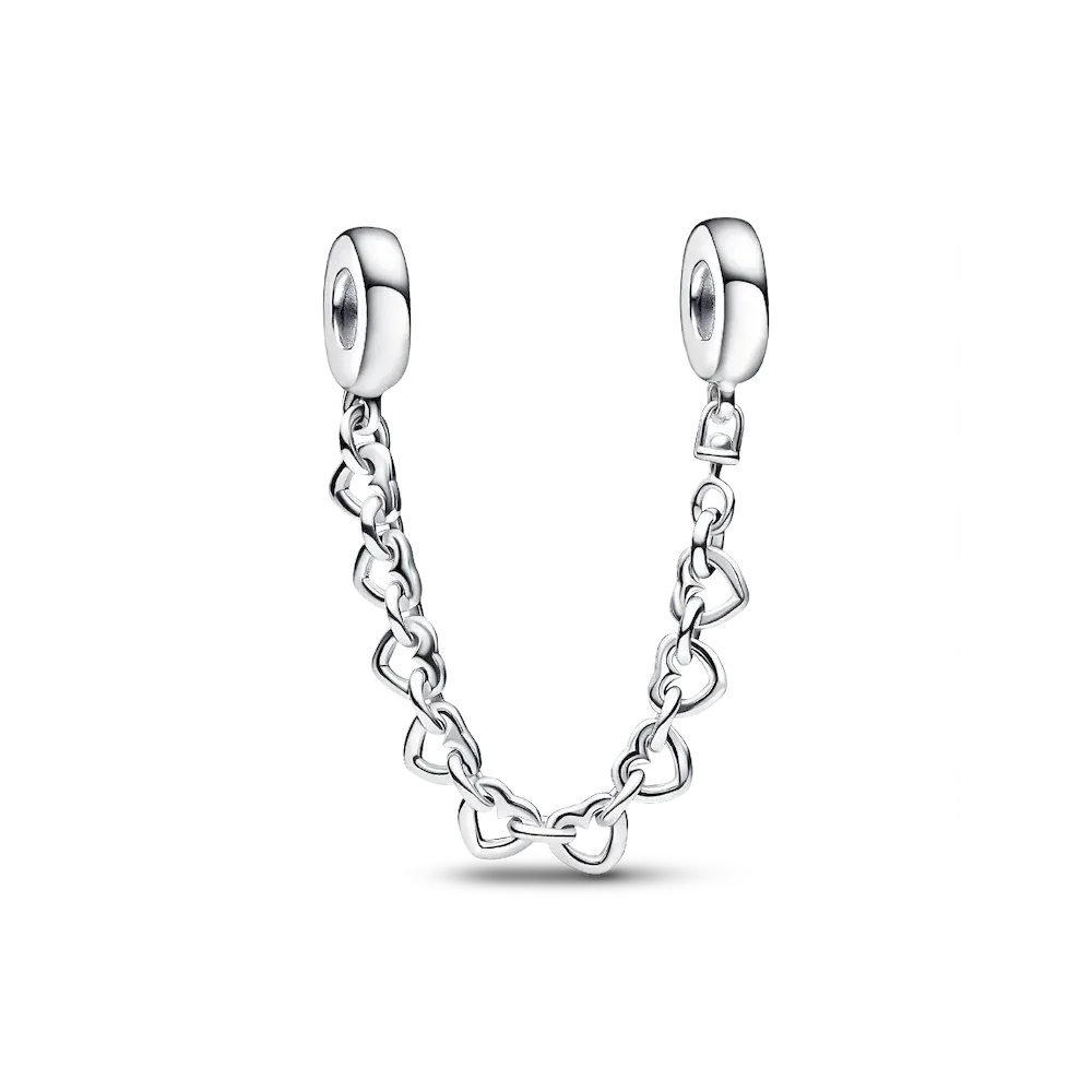 Linked Hearts Safety Chain