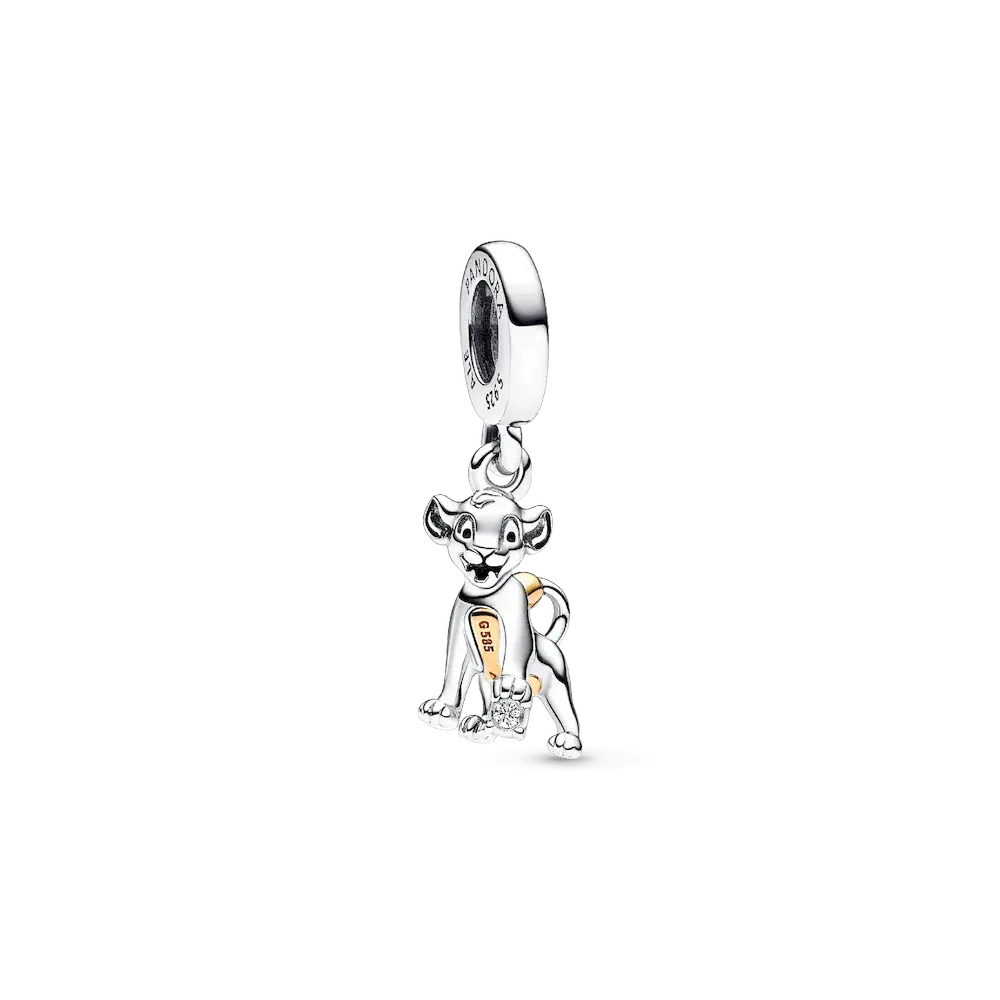 FINAL SALE - Disney 100th Anniversary Simba Lab-grown Diamond Dangle Charm
