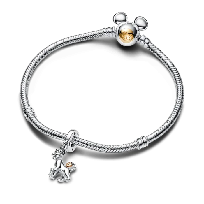 FINAL SALE - Disney 100th Anniversary Simba Lab-grown Diamond Dangle Charm - Image 5