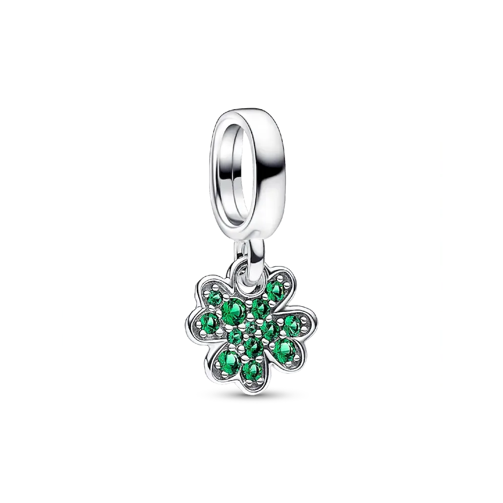 Four Leaf Clover Dangle Charm