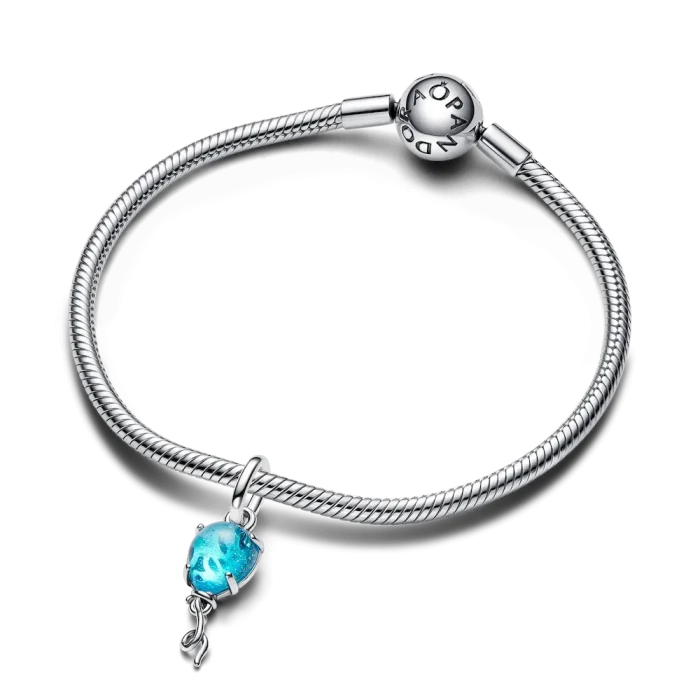 Blue Murano Glass Balloon Dangle Charm - Image 5