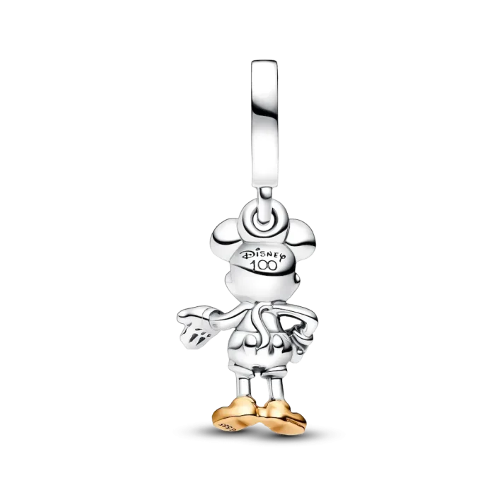 FINAL SALE - Disney 100th Anniversary Mickey Mouse Lab-grown Diamond Dangle Charm - Image 4