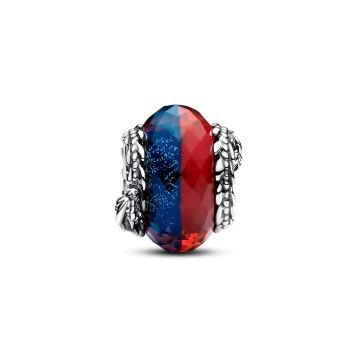 FINAL SALE - Game of Thrones Ice & Fire Dragons Dual Murano Glass Charm - Image 5