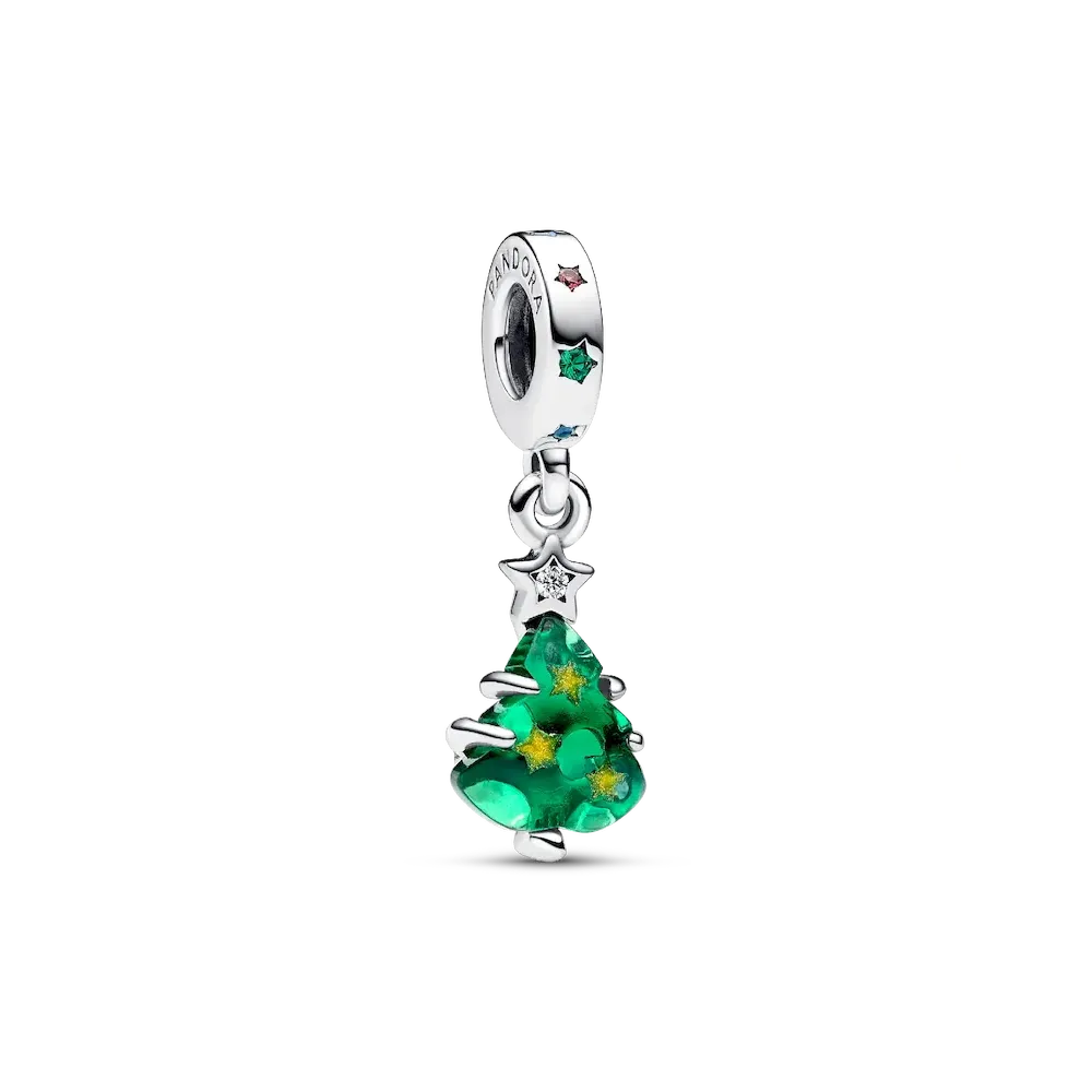 Sparkling Christmas Tree Dangle Charm