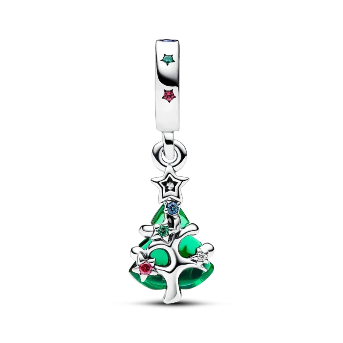 Sparkling Christmas Tree Dangle Charm - Image 4