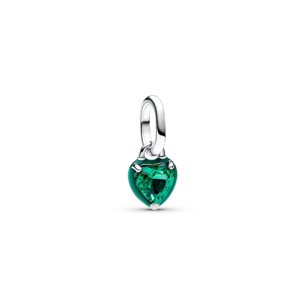 Pandora ME Green Chakra Heart Mini Dangle Charm