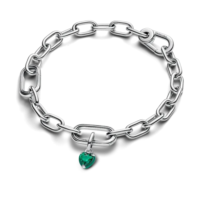 Pandora ME Green Chakra Heart Mini Dangle Charm - Image 7