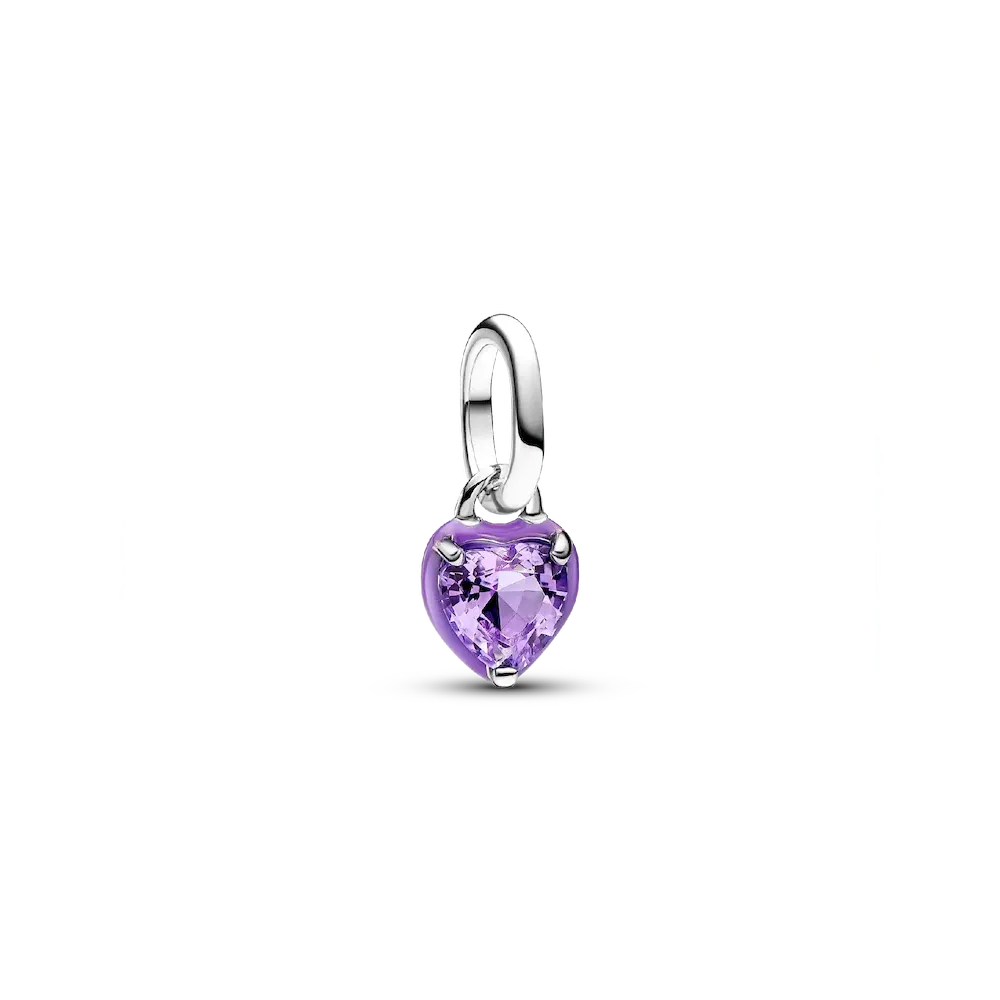 Pandora ME Purple Chakra Heart Mini Dangle Charm