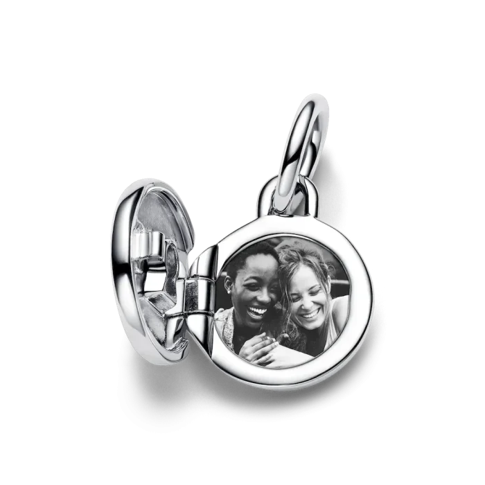 Openable & Engravable Love Locket Dangle Charm - Image 10