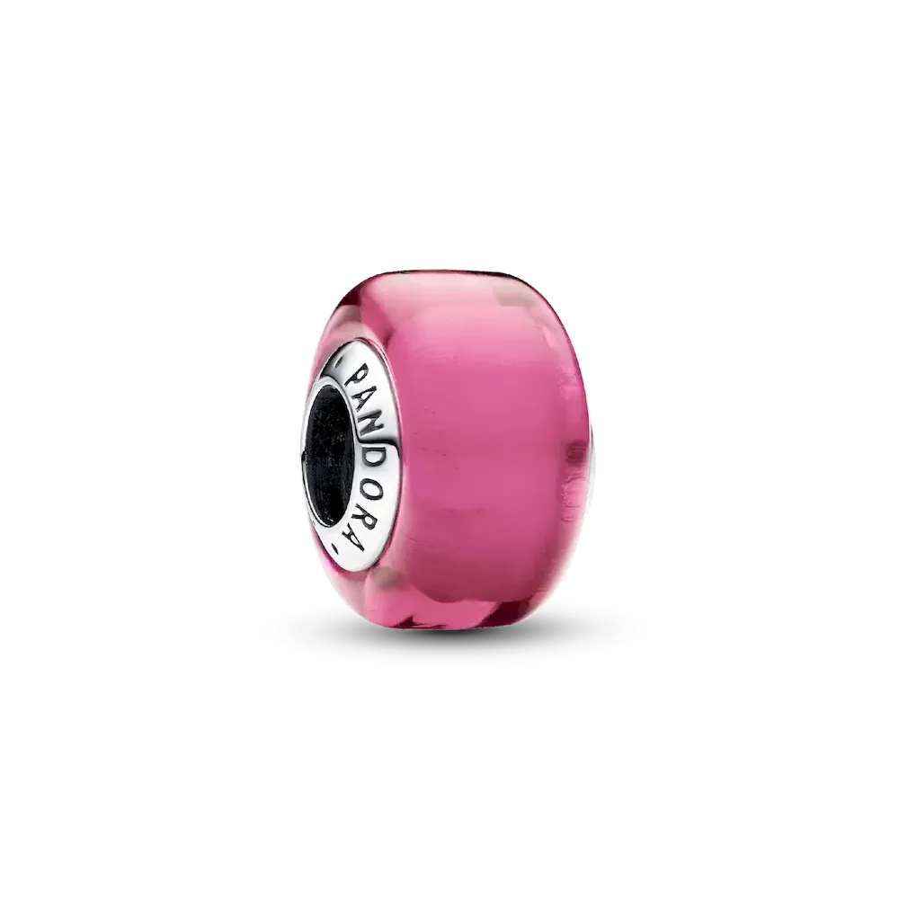 Pink Mini Murano Glass Charm