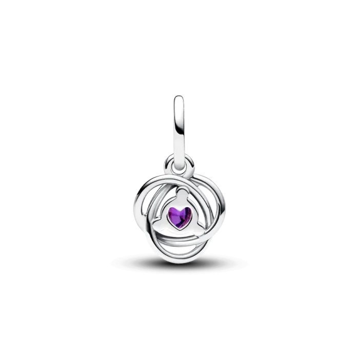 Purple Eternity Circle Dangle Charm - Image 7