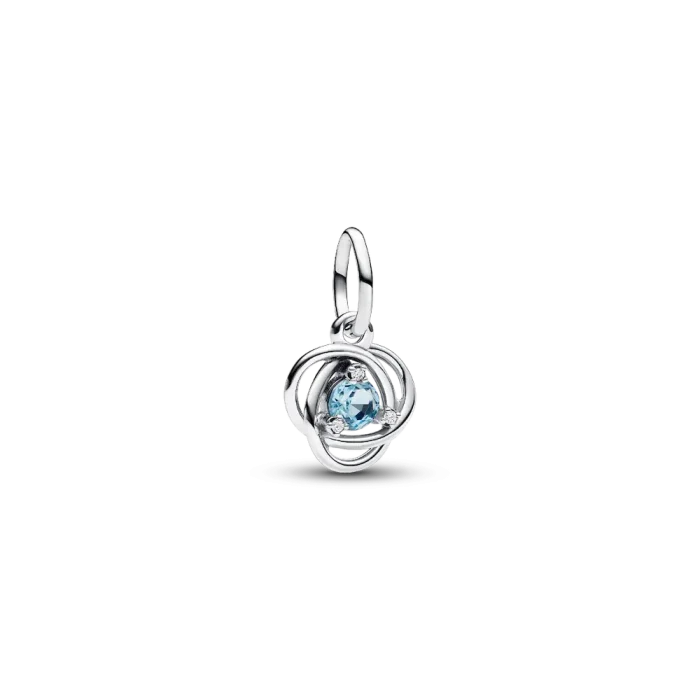 March Eternity Circle Dangle Charm Bracelet Set - Image 3