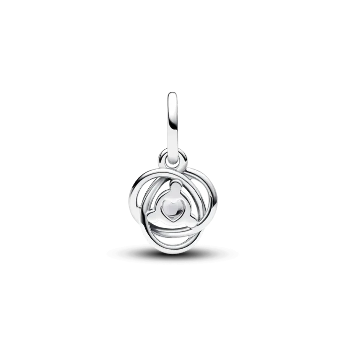 Clear Eternity Circle Dangle Charm - Image 7
