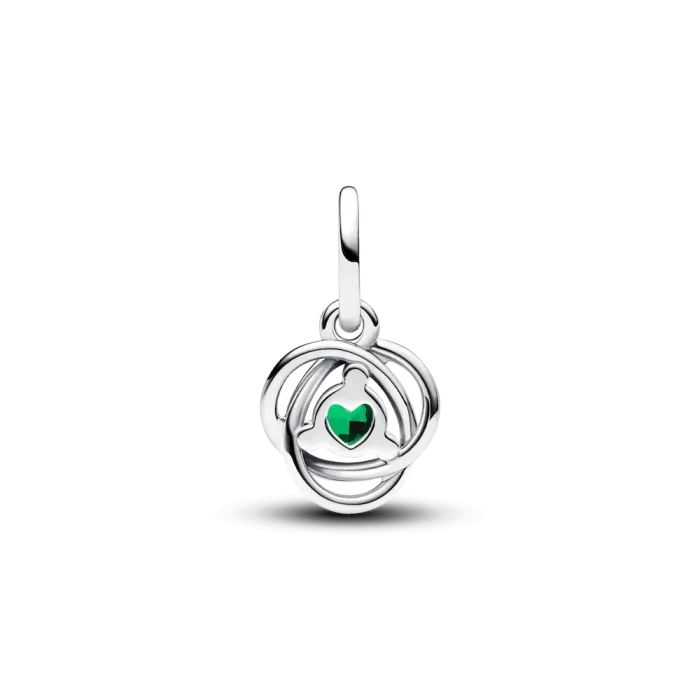 Green Eternity Circle Dangle Charm - Image 5