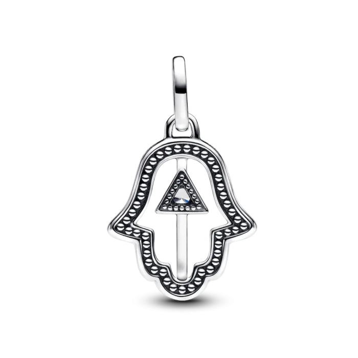 Hamsa Hand Medallion Charm - Image 4