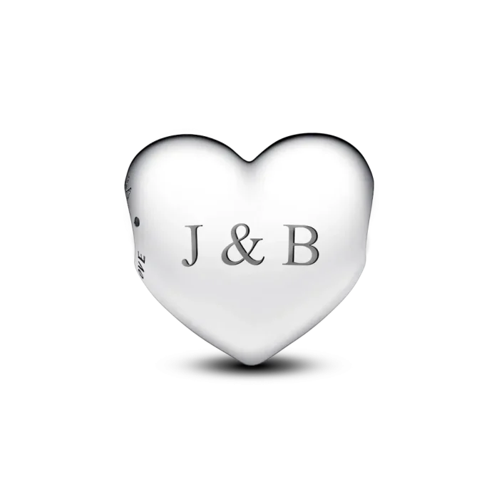 Be Love Engravable Large Heart Charm - Image 6