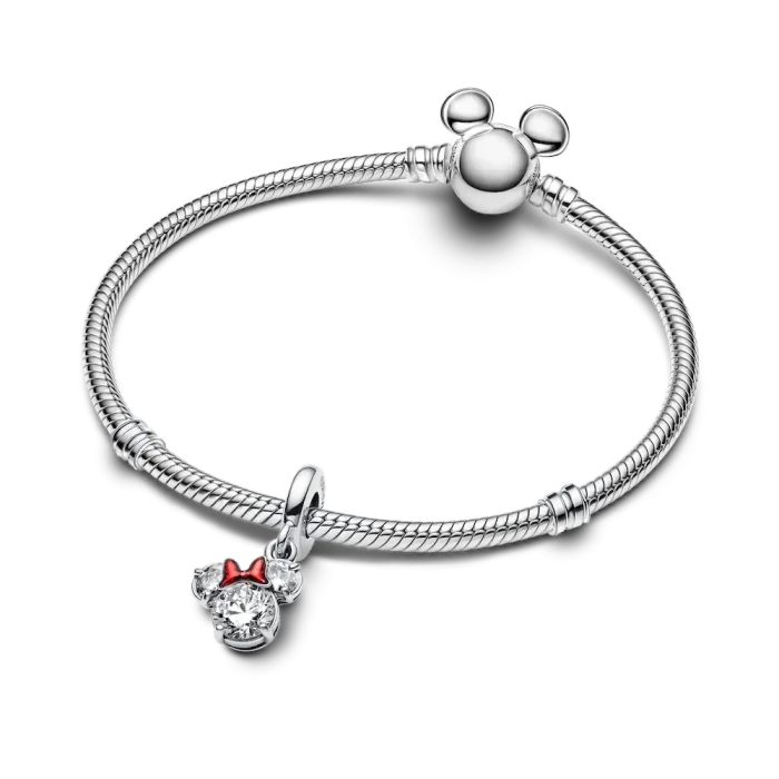 Disney Minnie Mouse Silhouette Dangle Charm - Image 6