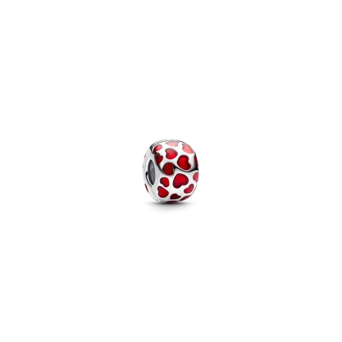 Engravable Double Heart Charm Bracelet Set - Image 7