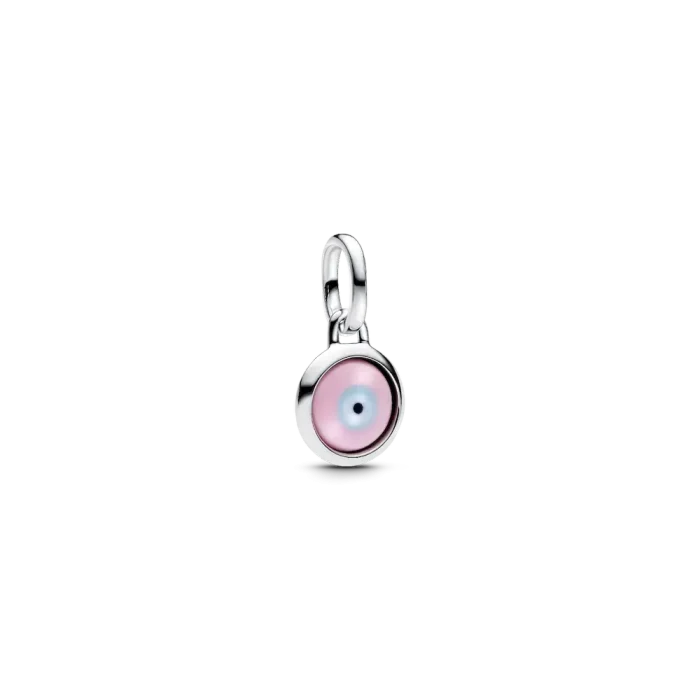 Mini Evil Eye Charm Necklace Set - Image 3