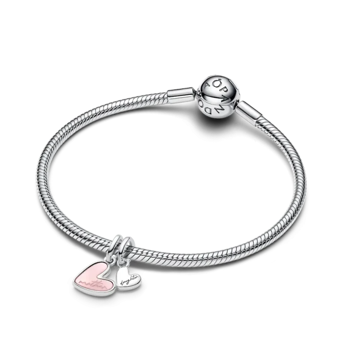 Mother Daughter Dangle Charm Bracelet - Image 7