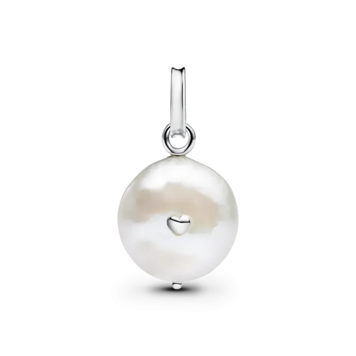Treated Freshwater Cultured Baroque Pearl Mom Dangle Charm - Image 7