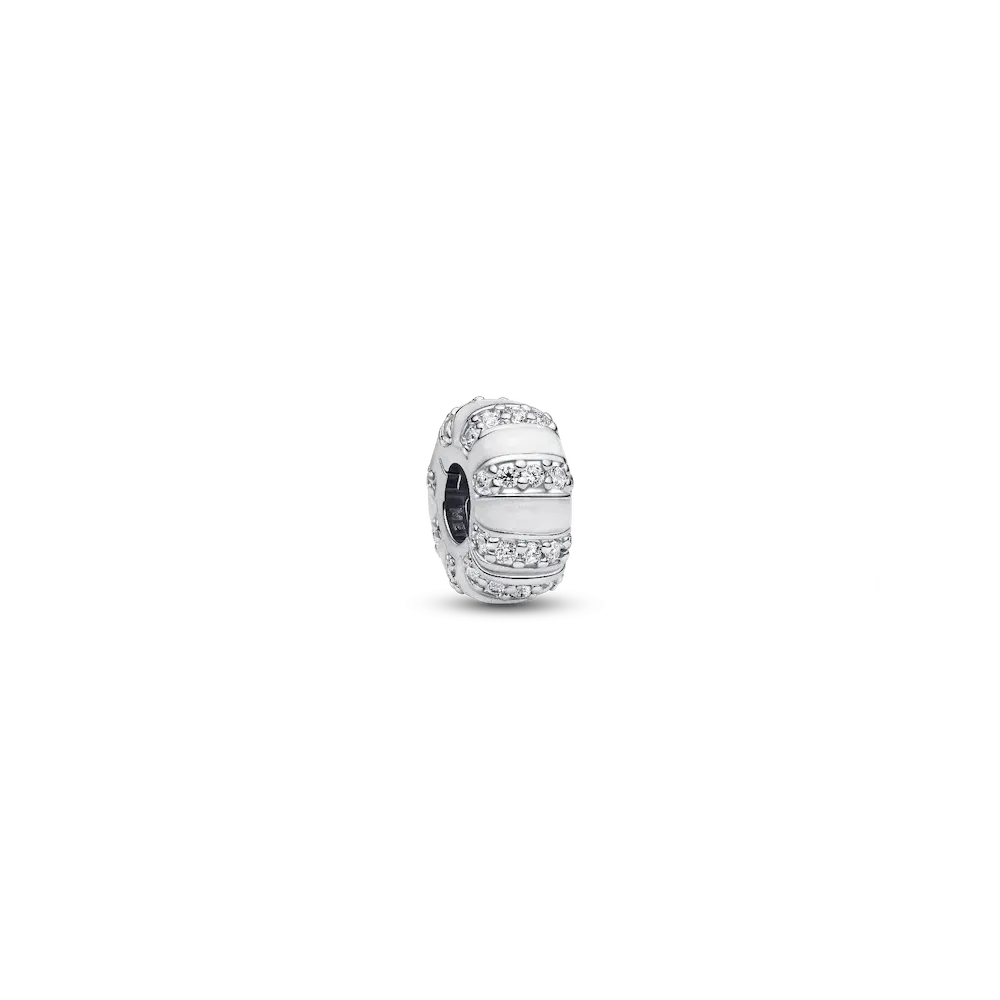 Silver Pearlescent Charm Trio