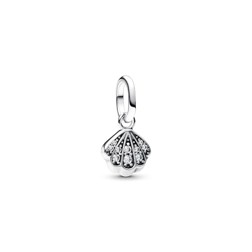 Sparkling Shell Mini Dangle Charm