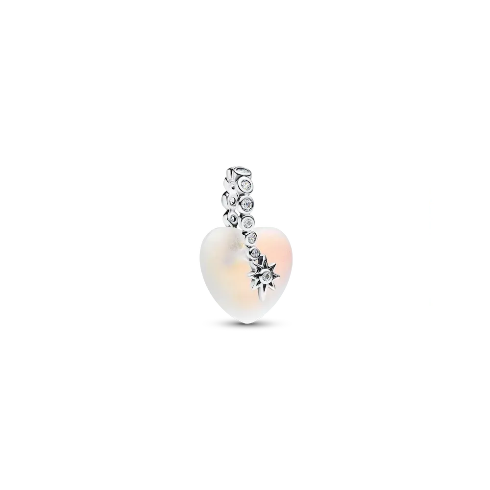 Shooting Star & Heart Dangle Charm