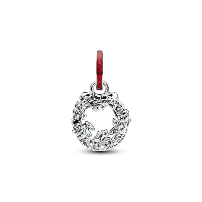 Holiday Wreath Double Dangle Charm - Image 6