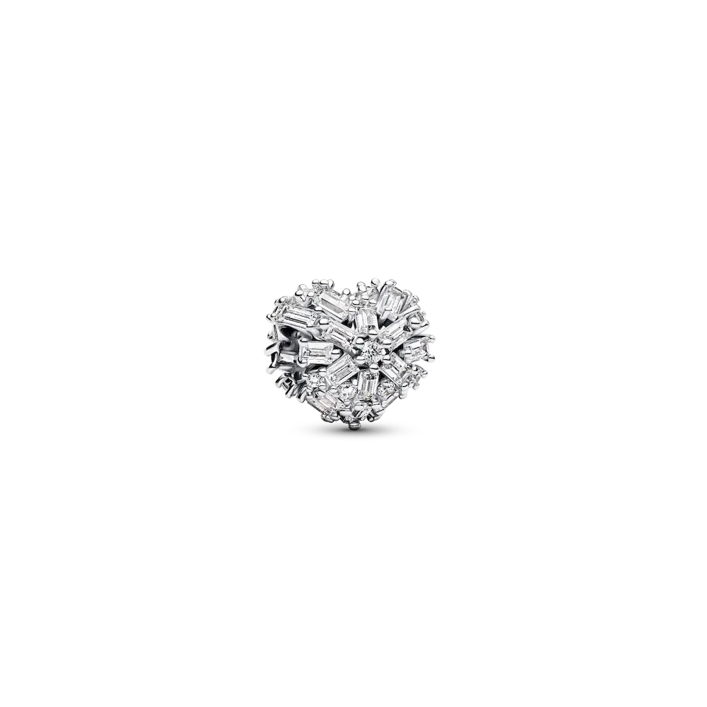 Sparkling Heart Charm