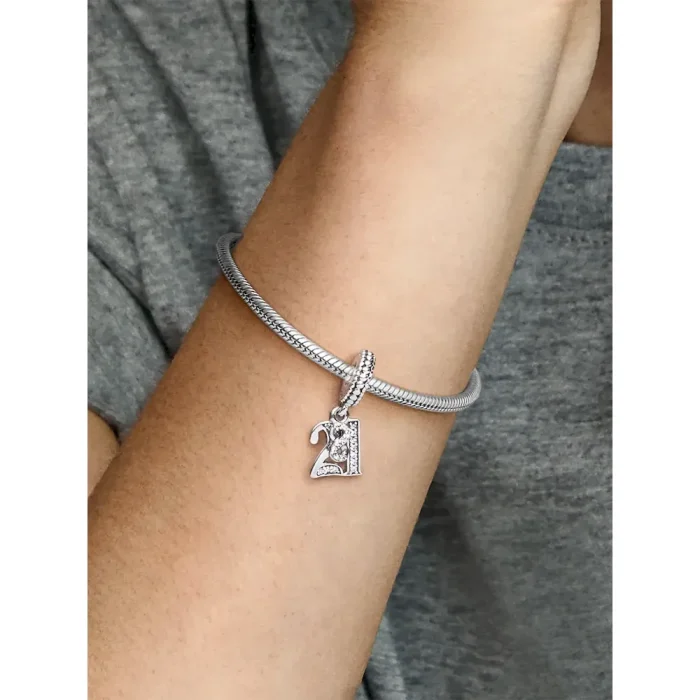 21st Celebration Dangle Charm - Image 2