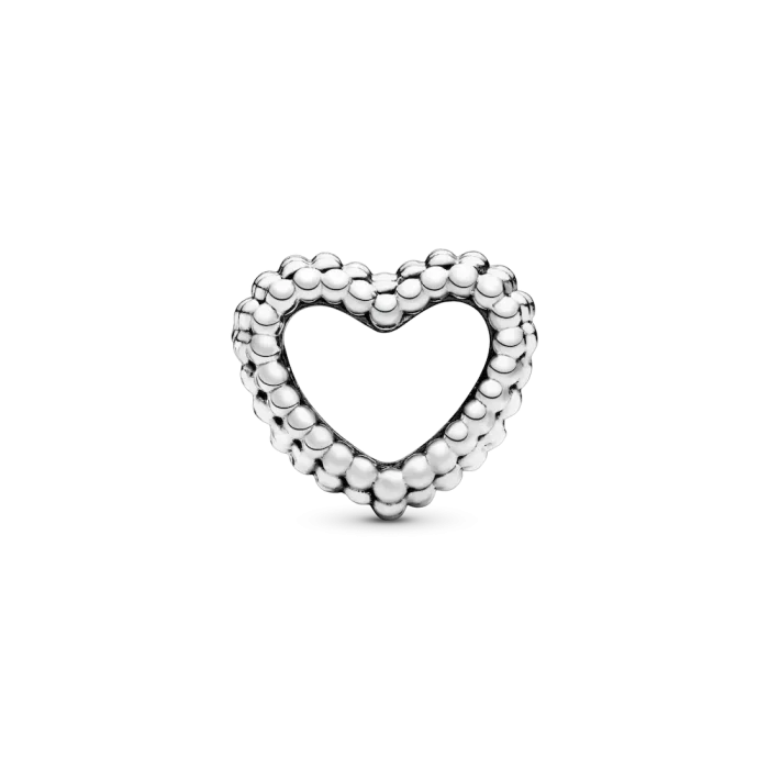 Beaded Open Heart Charm - Image 5
