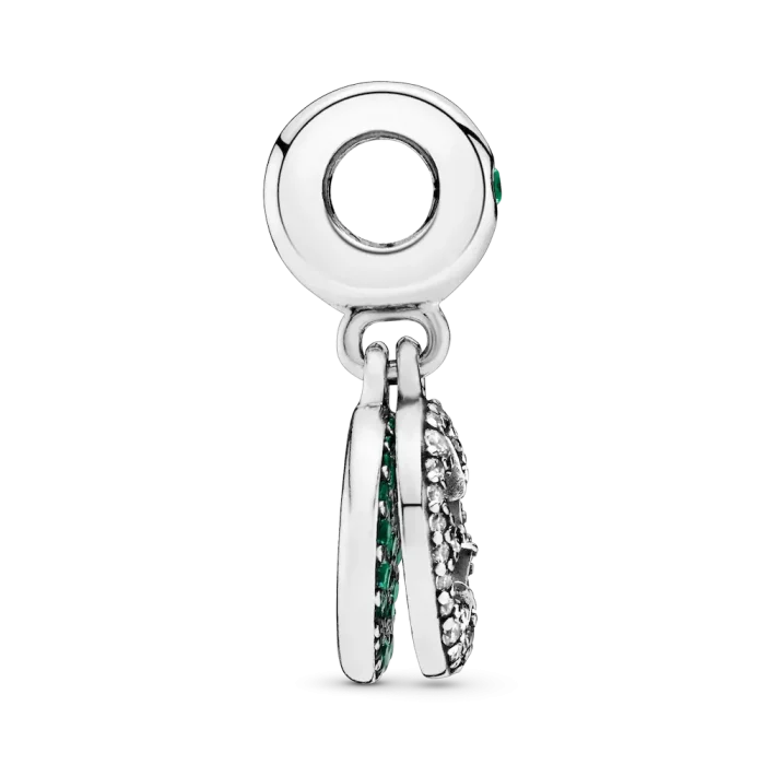 Lucky Four Leaf Clover Dangle Charm - Image 5