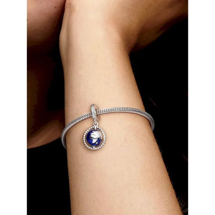 Spinning Globe Dangle Charm - Image 2