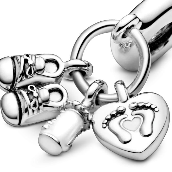 Baby Bottle and Shoes Dangle Charm - Image 5