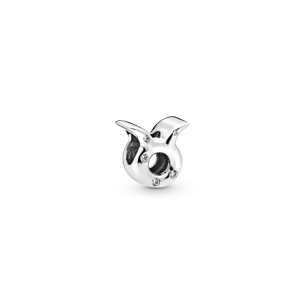 Sparkling Taurus Zodiac Charm