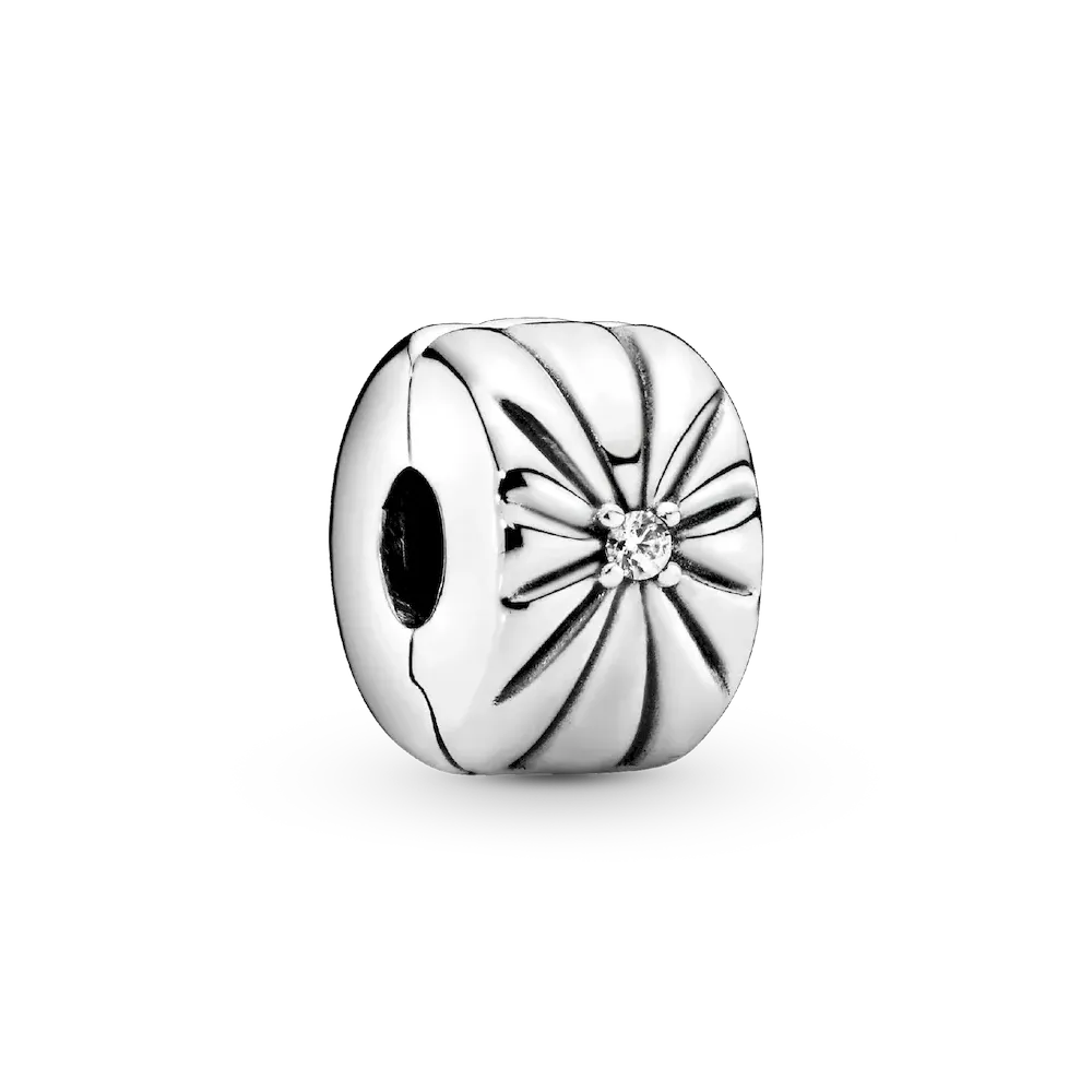 Sparkling Sunburst Clip Charm