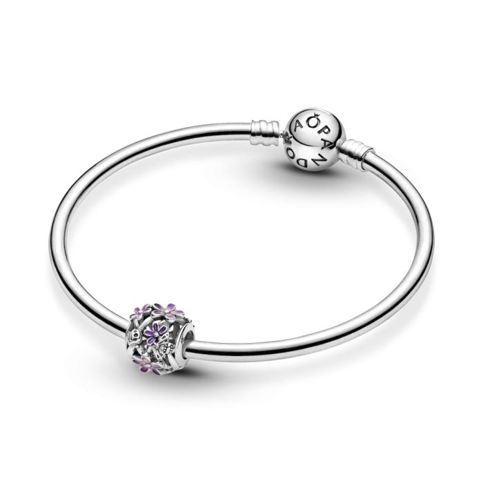 Openwork Purple Daisy Charm - Image 4